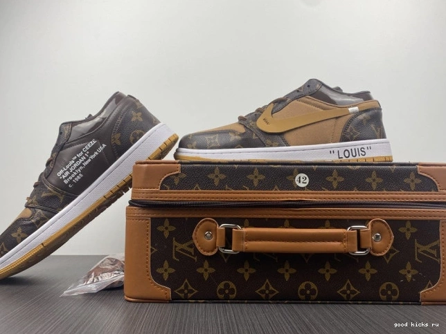 Air LOW 1 OW Off-Louis AJ1 x Jordan 0825